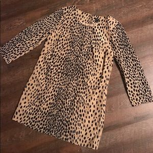 Jcrew Leopard Shift Dress